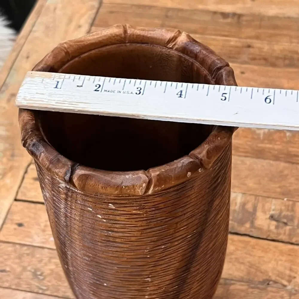Decorative Turned Wood Vase 11